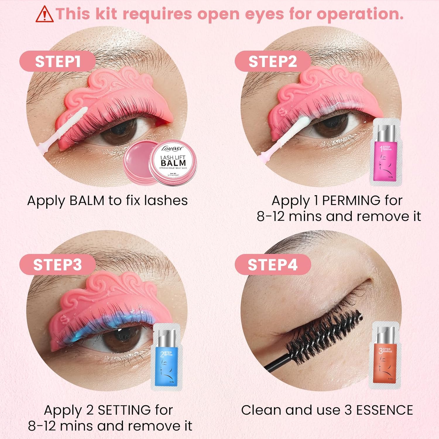 Lomansa Lash Lift Kit Eyelash  - огляд і ціна Brow Lamination Kit