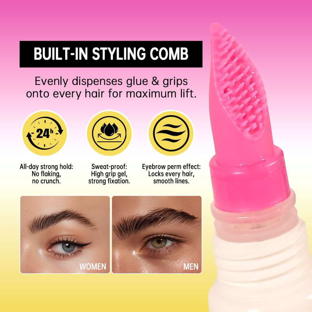 Brow Lamination Gel With Comb  - огляд і ціна Brow Lamination Kit