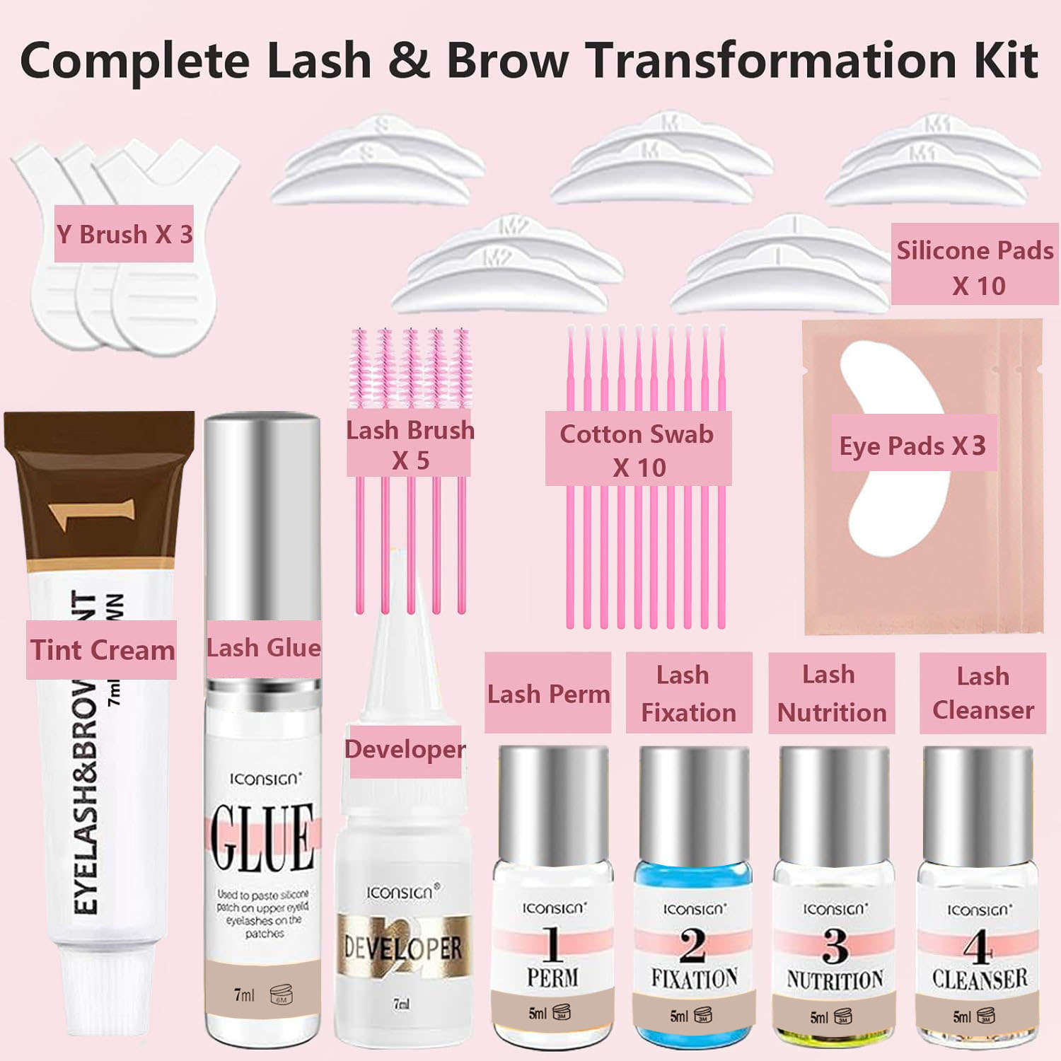 ICONSIGN Lash Lift and Tint Ki - огляд і ціна Brow Lamination Kit
